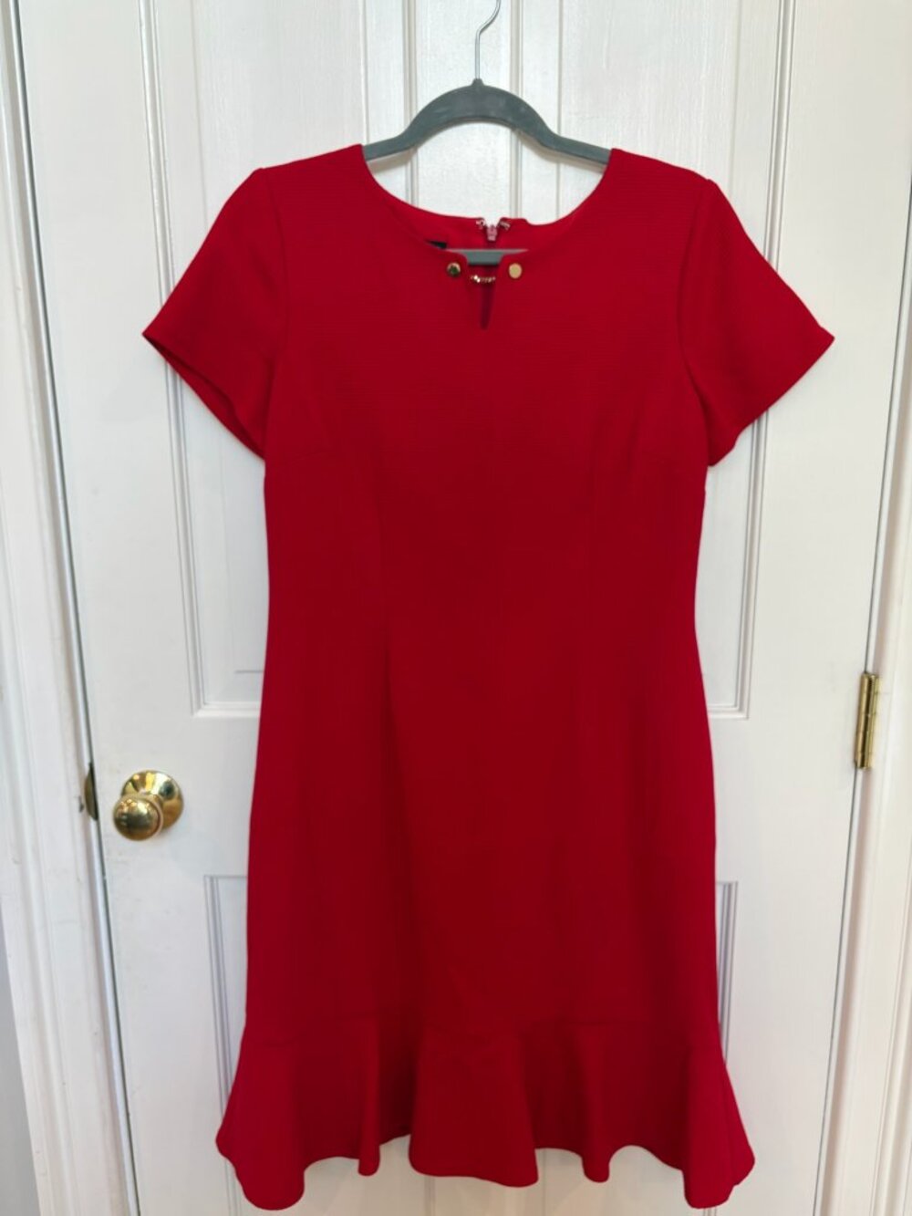 Talbots, Red Sheath Dress, Size 6, NWT